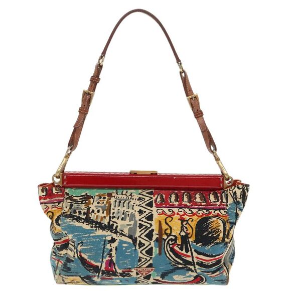 Prada Multicolour Canvas Shoulder Bag (Pre-Owned) - Picture 2 of 16
